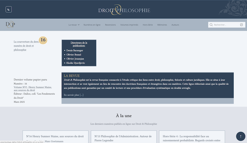 Droit & Philosophie